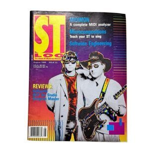Atari ST Log Magazine Issue 22 Midimon Dungeon Master OCP Art Studio 1988